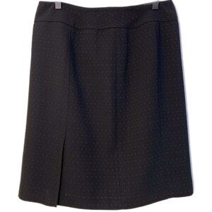 SKIRT A-Line Knee Length Women’s 8P Black.